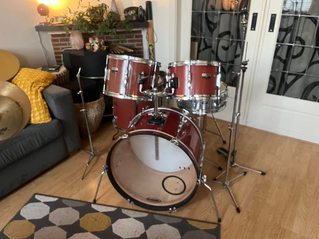 Izgs Olympic(by Premier) vintage drumkit, Muziek en Instrumenten, Ophalen of Verzenden, Zo goed als nieuw, Drums of Percussie