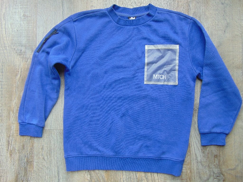 JM (Jill & Mitch ) sweater trui blauw maat 158 / 164 truitje, Trui of Vest, Ophalen of Verzenden, Zo goed als nieuw, Jongen