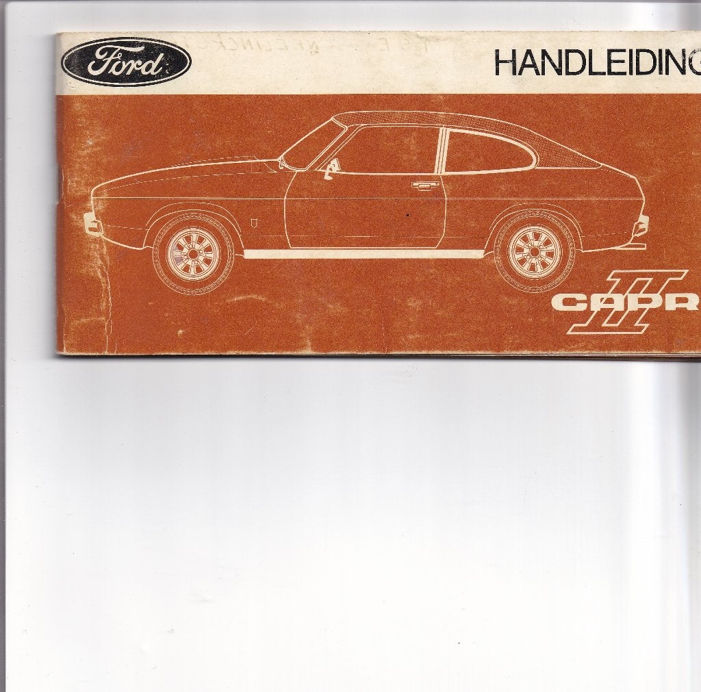 Handleiding Ford Capri 1974, Ophalen of Verzenden