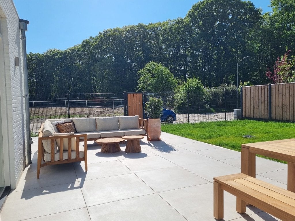 GeoCeramica tegels (Locarno Sand) formaat 100x100x4cm, Ophalen, Keramiek, Nieuw, 5 tot 10 m²