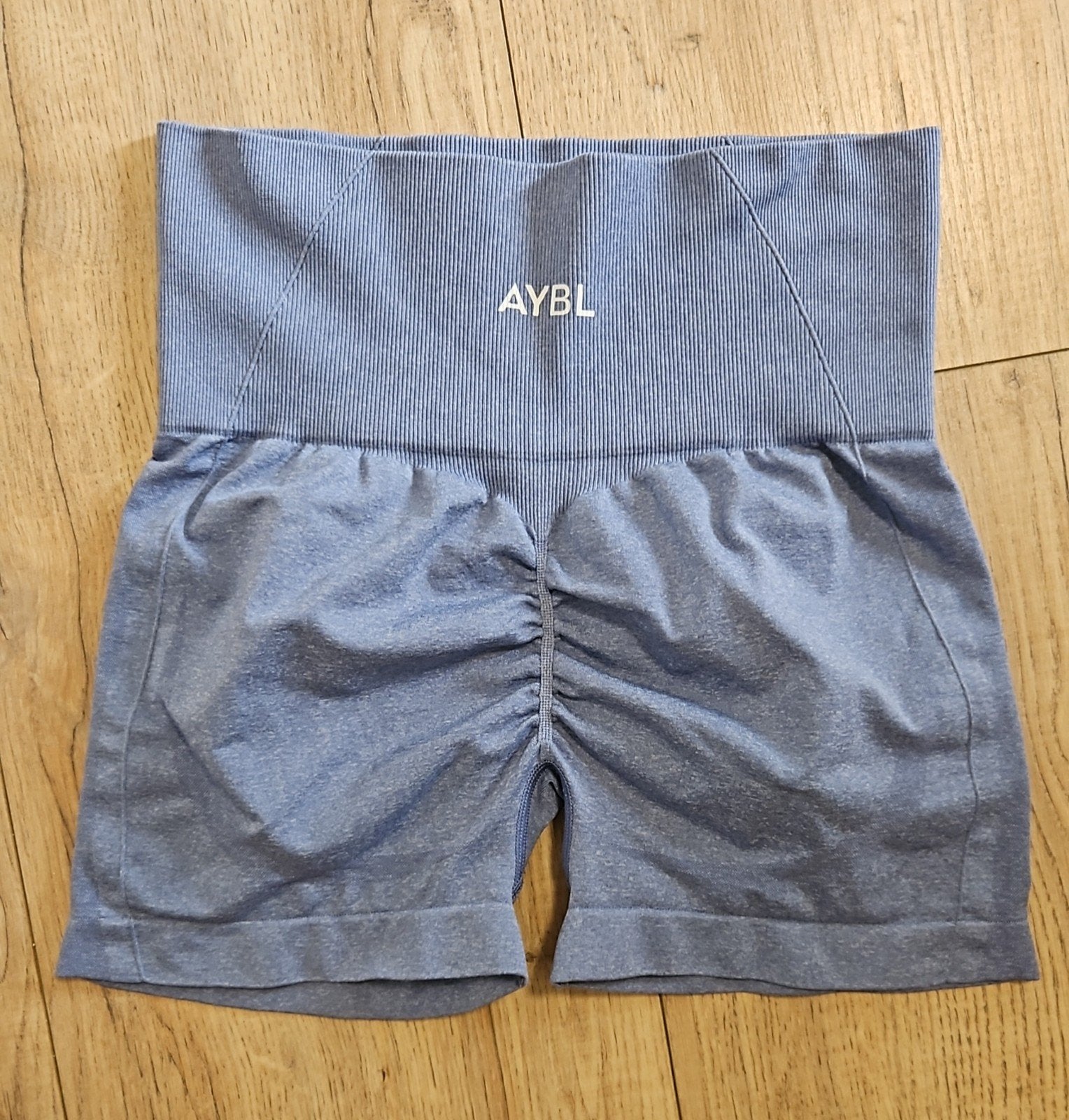 AYBL Empower Seamless scrunch sportshort maat s, Ophalen, Zo goed als nieuw, Maat 36 (S), Blauw