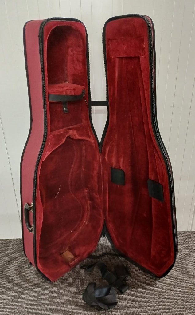 Cello koffer - rood, Ophalen, Gebruikt, Cello