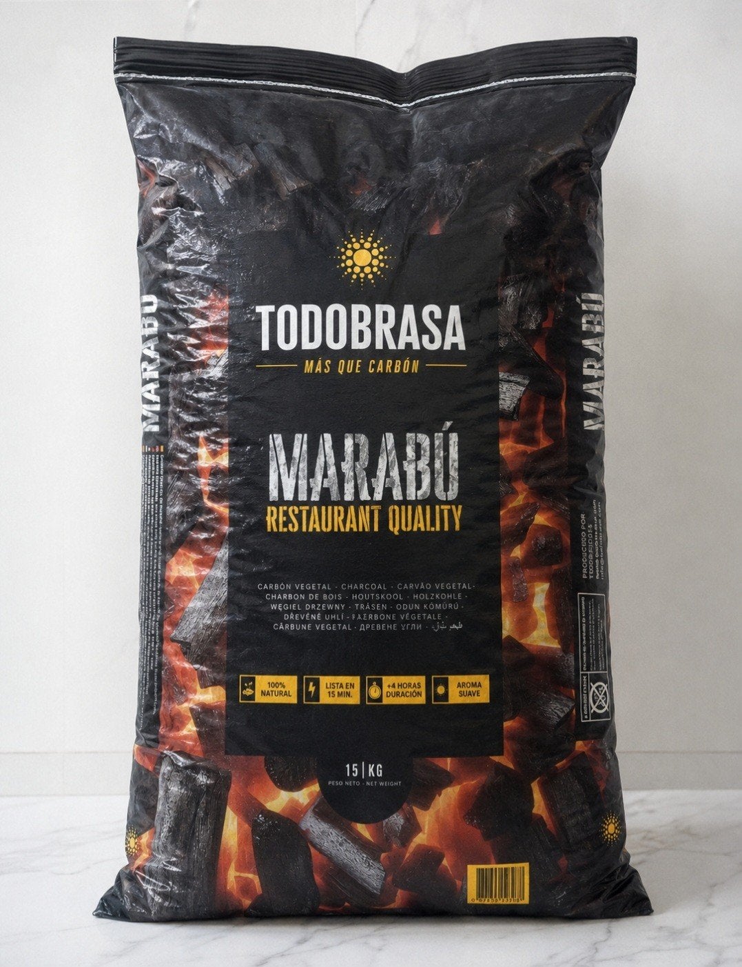 Marabu Premium Houtskool 15 kg Grove sortering, Ophalen, Vogelhuis.shop en bbq, Nieuw, Info@vogelhuis.shop