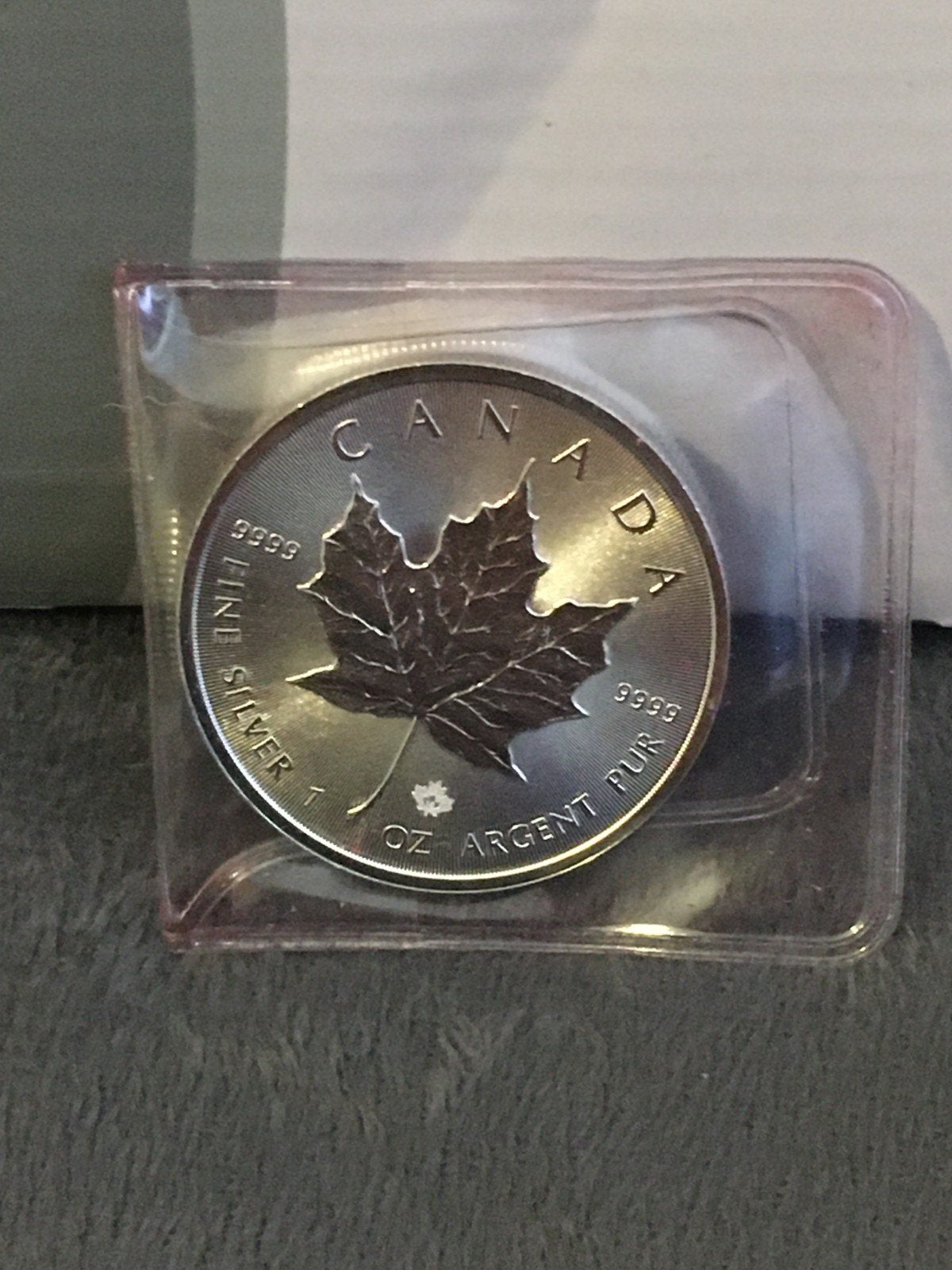 1oz Zilveren Maple Leaf 2016, Postzegels en Munten, Ophalen of Verzenden, Noord-Amerika, Losse munt, Zilver
