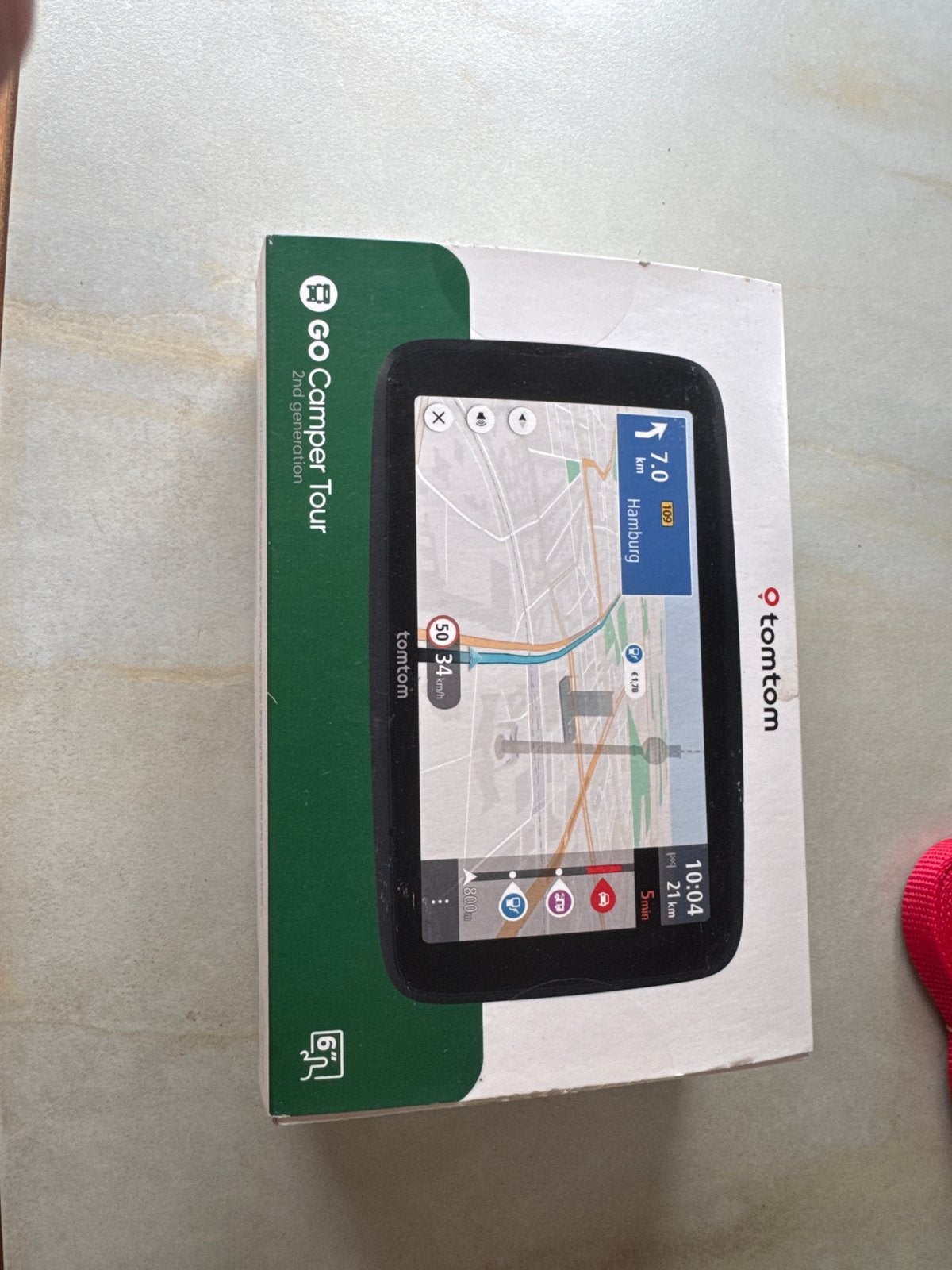 TomTom Go Camper Tour 2nd Gen Navigatiesysteem, Ophalen of Verzenden, Zo goed als nieuw