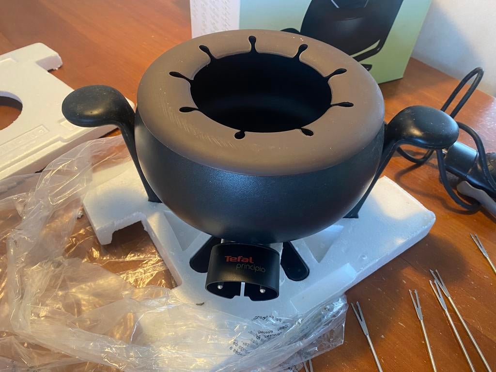 Tefal Principio Fondueset, Elektrisch, Ophalen, Zo goed als nieuw, Elektrisch, Fondueset