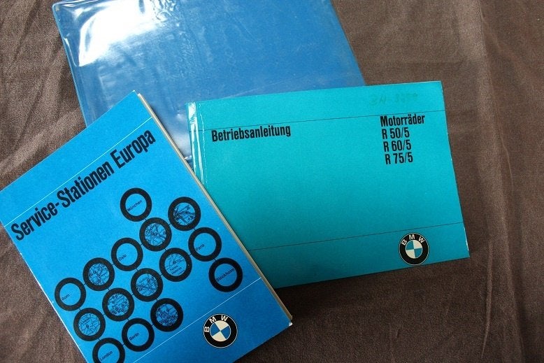 BMW R50/5 R60/5 R75/5 1970 motorrad betriebsanleitung, Ophalen of Verzenden, BMW