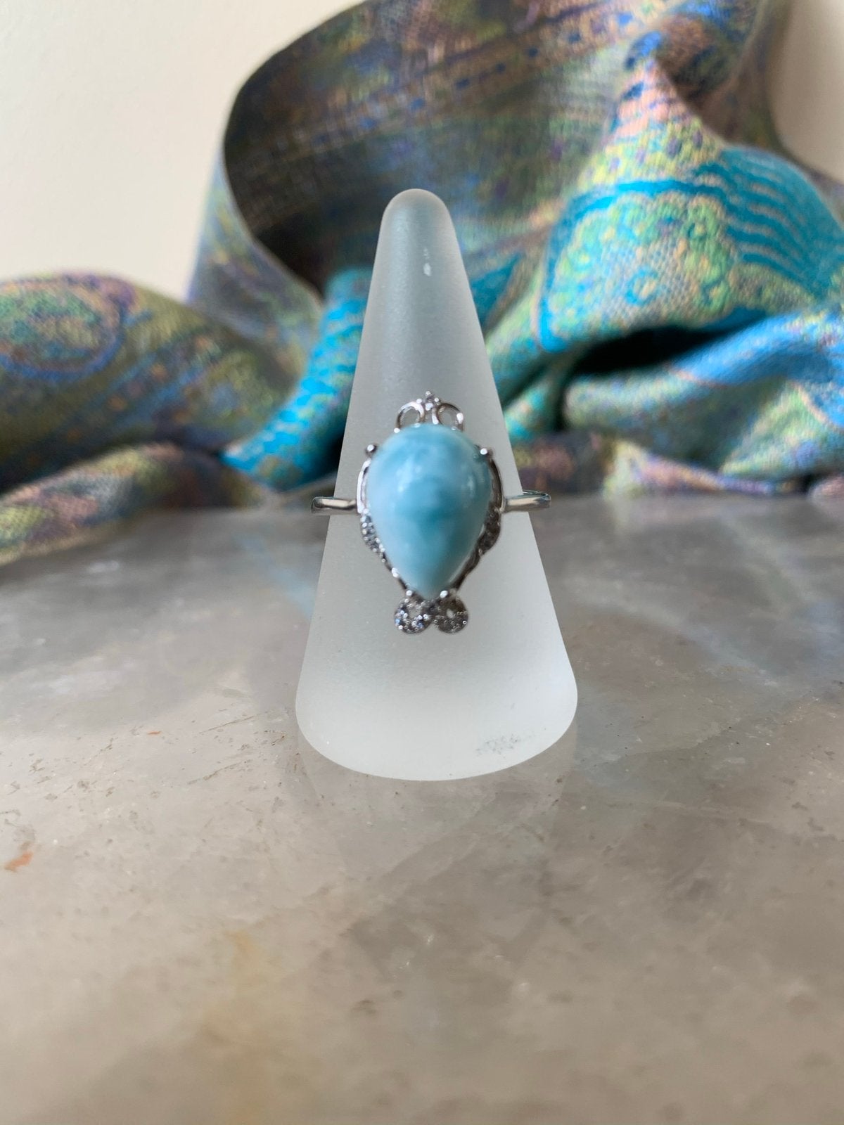 Larimar beschermt geluk intuïtie vertrouwen transformatie, 18 tot 19, Blauw, Magnolia11, Nieuw