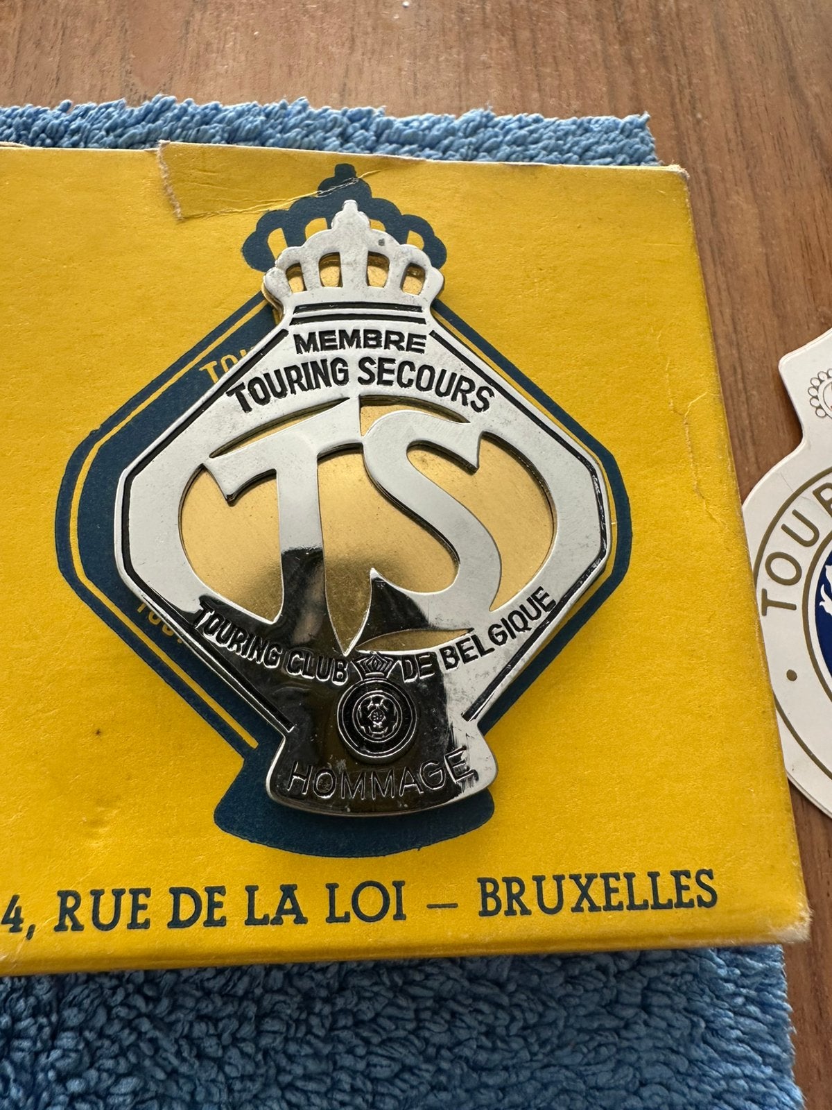 TS Medaille Touring Club TS van België Automobilsport, Ophalen of Verzenden, Nieuw