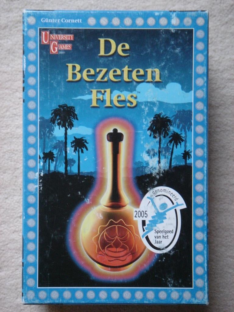 LEUK: De Bezeten Fles (The Bottle Imp), Een of twee spelers, Ophalen of Verzenden, Gebruikt, University Games
