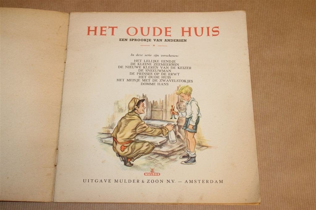 Het Oude Huis — Vintage Prentenboek — Van Andersen [1959], Ophalen of Verzenden, Gelezen