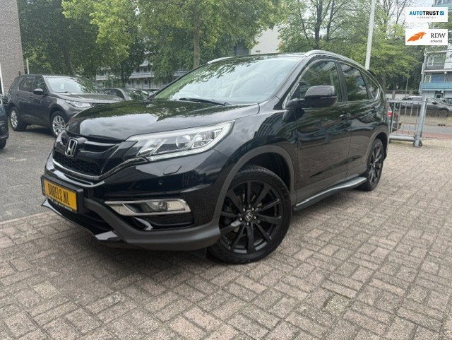 Honda CR-V 2.0 4WD Black Edition Navi/Camera/Leer, Auto's, Honda, Bedrijf, Te koop, CR-V, 4x4, ABS, Achteruitrijcamera, Airbags