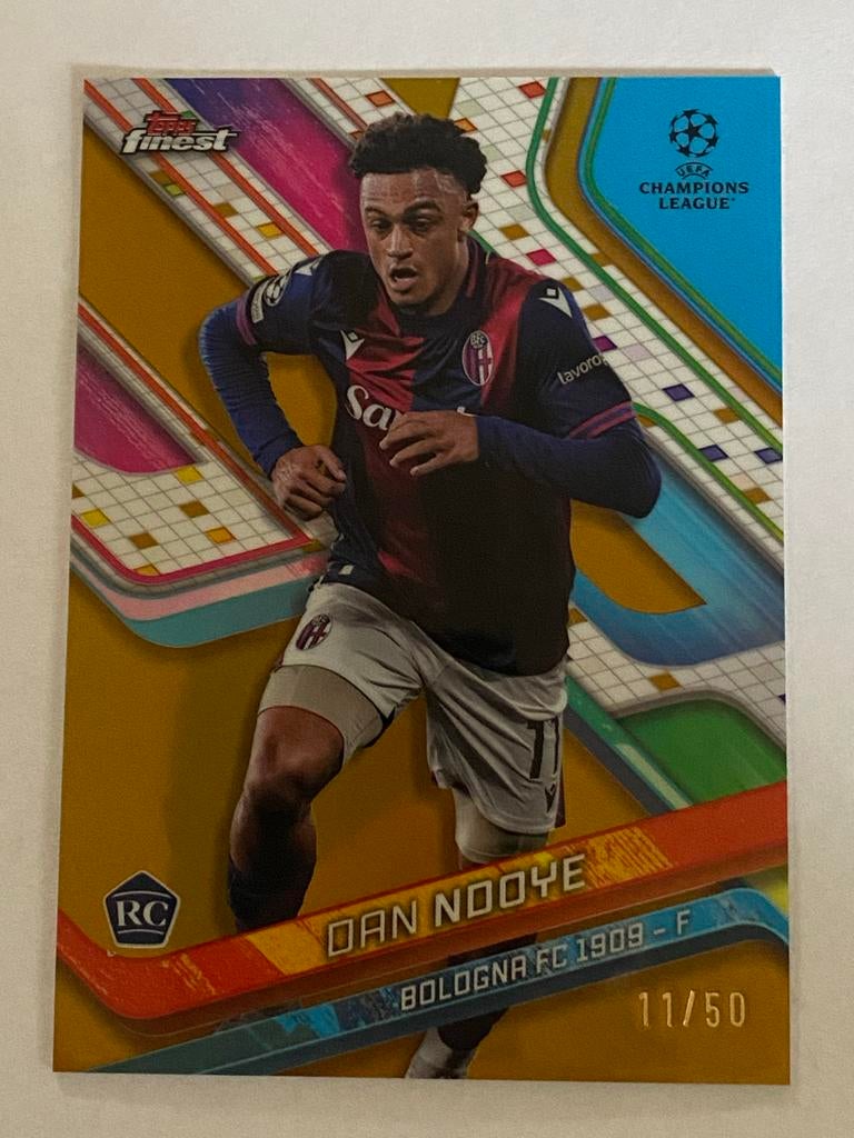 Dan Ndoye Topps Finest Champions League RC 11/50, Ophalen of Verzenden, Zo goed als nieuw