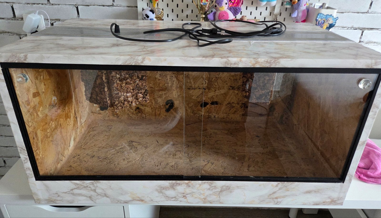 OSB terrarium 804040 cm, Dieren en Toebehoren, Reptielen en Amfibieën | Toebehoren, Ophalen