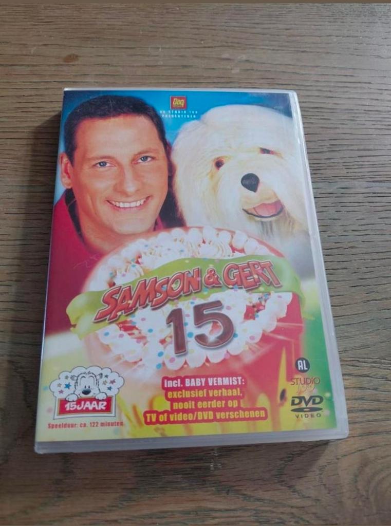 15 jaar Samson en Gert dvd. Studio 100 dvd., Cd's en Dvd's, Dvd's | Kinderen en Jeugd, Gebruikt, Alle leeftijden, Poppen, Ophalen of Verzenden