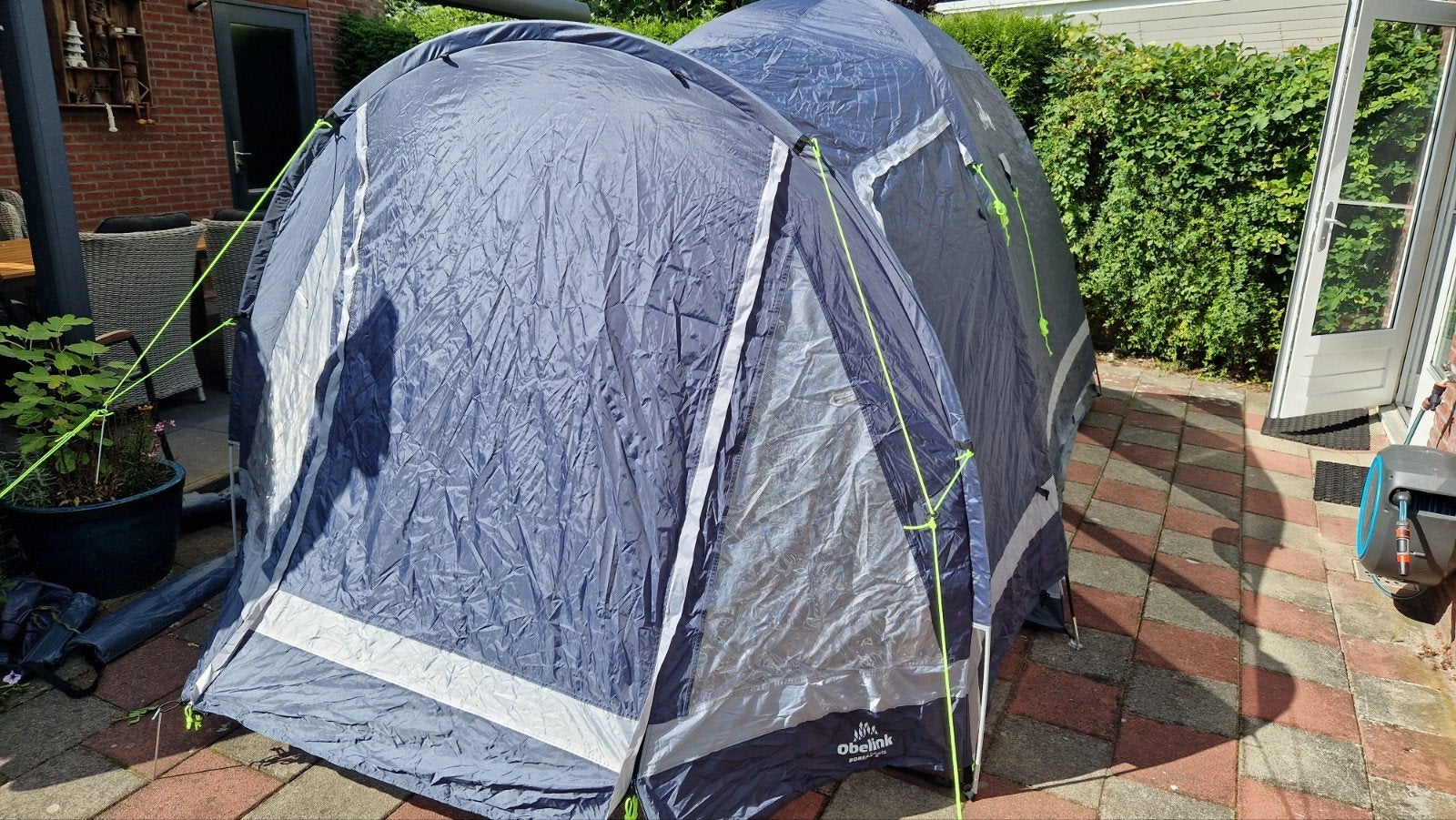Obelink boreas 5 koepeltent incl luchtmatras, Ophalen, Tot en met 6