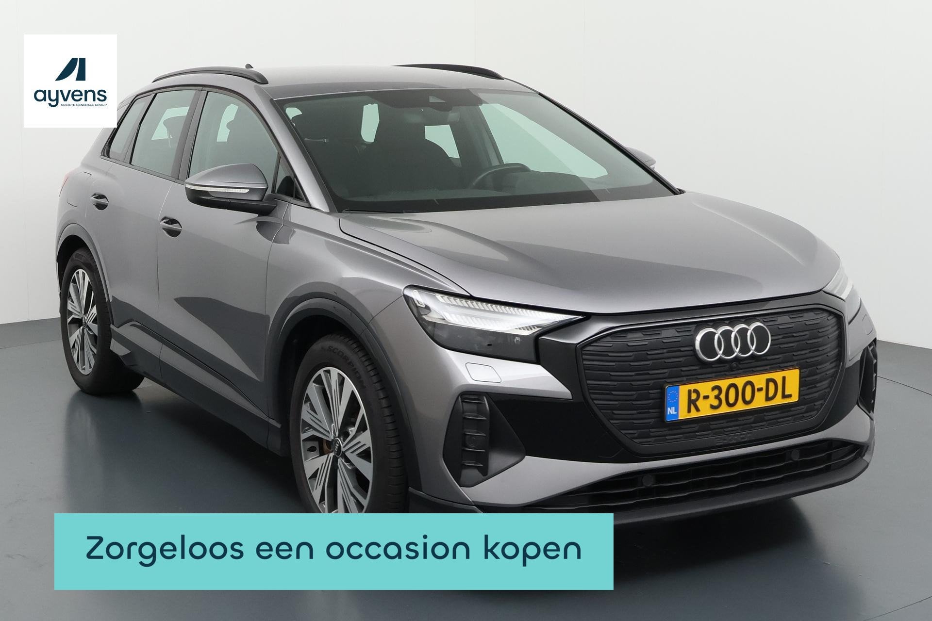Audi Q4 e-tron 50 quattro Advanced edition 77 kWh Premium el, Auto's, Automaat, Stof, Zwart, Origineel Nederlands