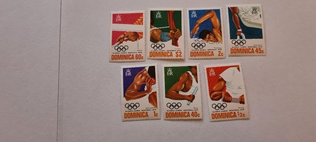 8080 dominica olympics montreal 1976, Postzegels en Munten, Verzenden