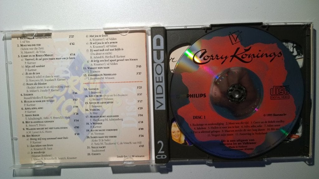Corry Konings - Onvergetelijk Live In Ahoy (Video CD), Ophalen of Verzenden, Zo goed als nieuw, Pop, Album