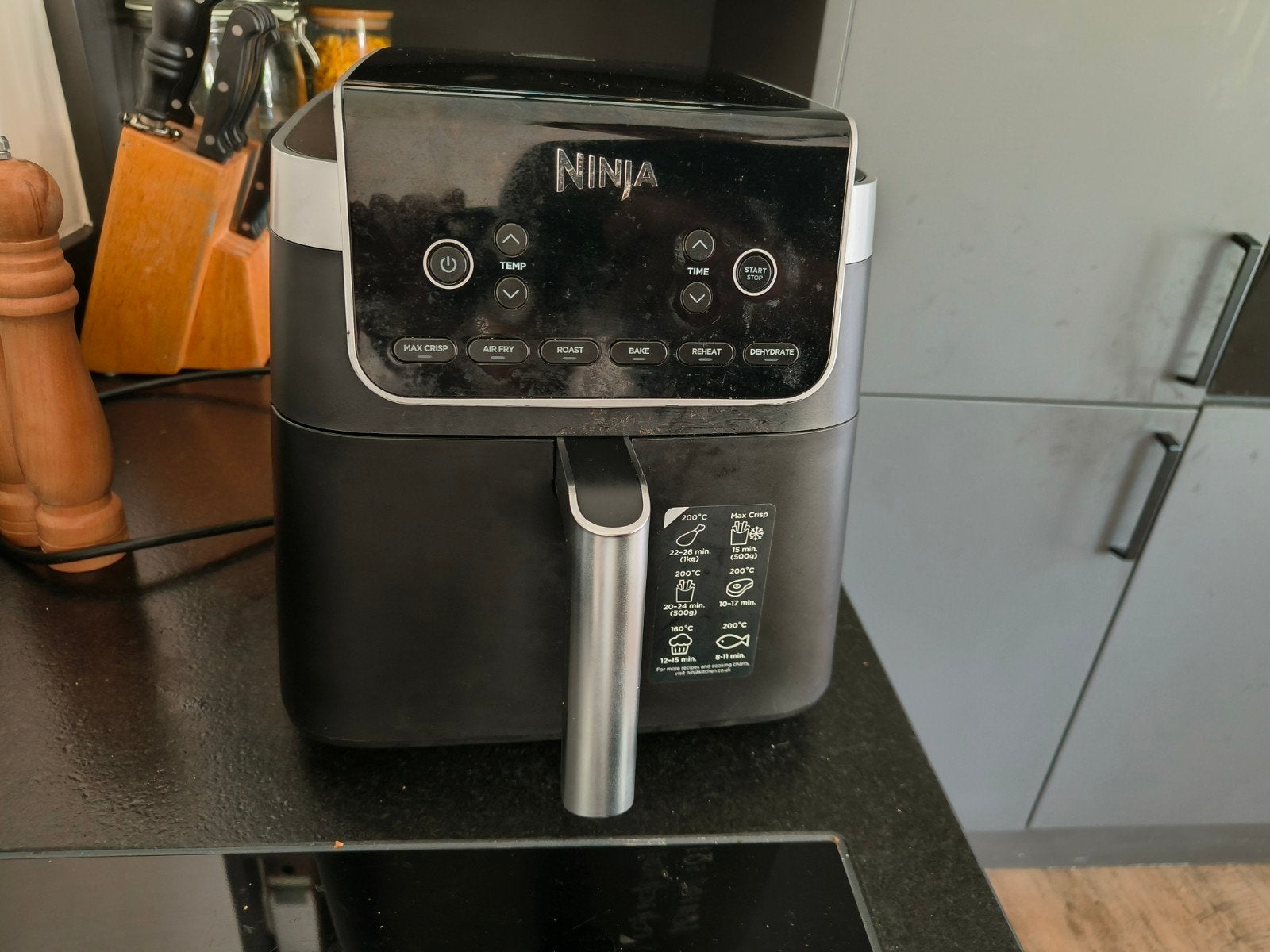 Ninja Airfryer AF180EU, Witgoed en Apparatuur, Airfryers, Ophalen, Gebruikt, Airfryer XXL, 750 t/m 999 gram