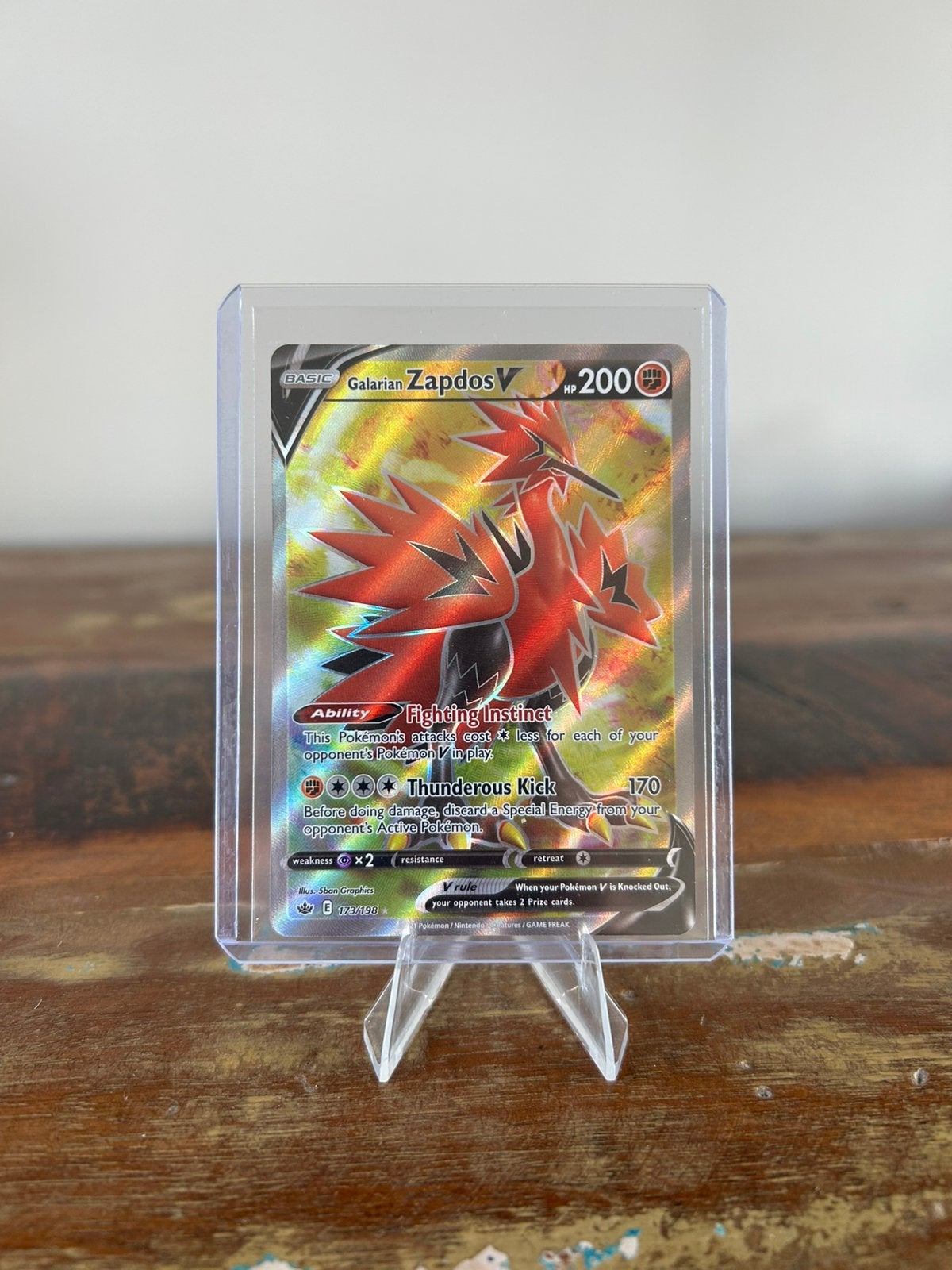 Galarian zapdos 173, Hobby en Vrije tijd, Verzamelkaartspellen | Pokémon, Verzenden, Zo goed als nieuw