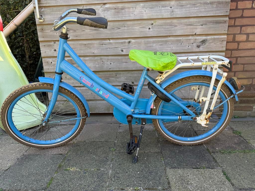 Kinderfiets Cumberland 20 inch - Blauw, Fietsen en Brommers, Fietsen | Kinderfietsjes, Ophalen of Verzenden, Gebruikt, Terugtraprem