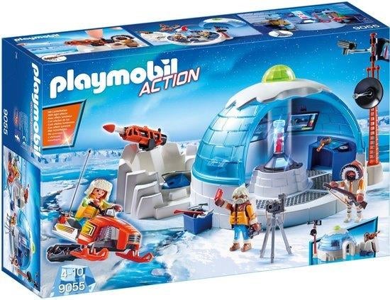PLAYMOBIL Action Hoofdkwartier Poolexpeditie - 9055, Ophalen of Verzenden, Nieuw