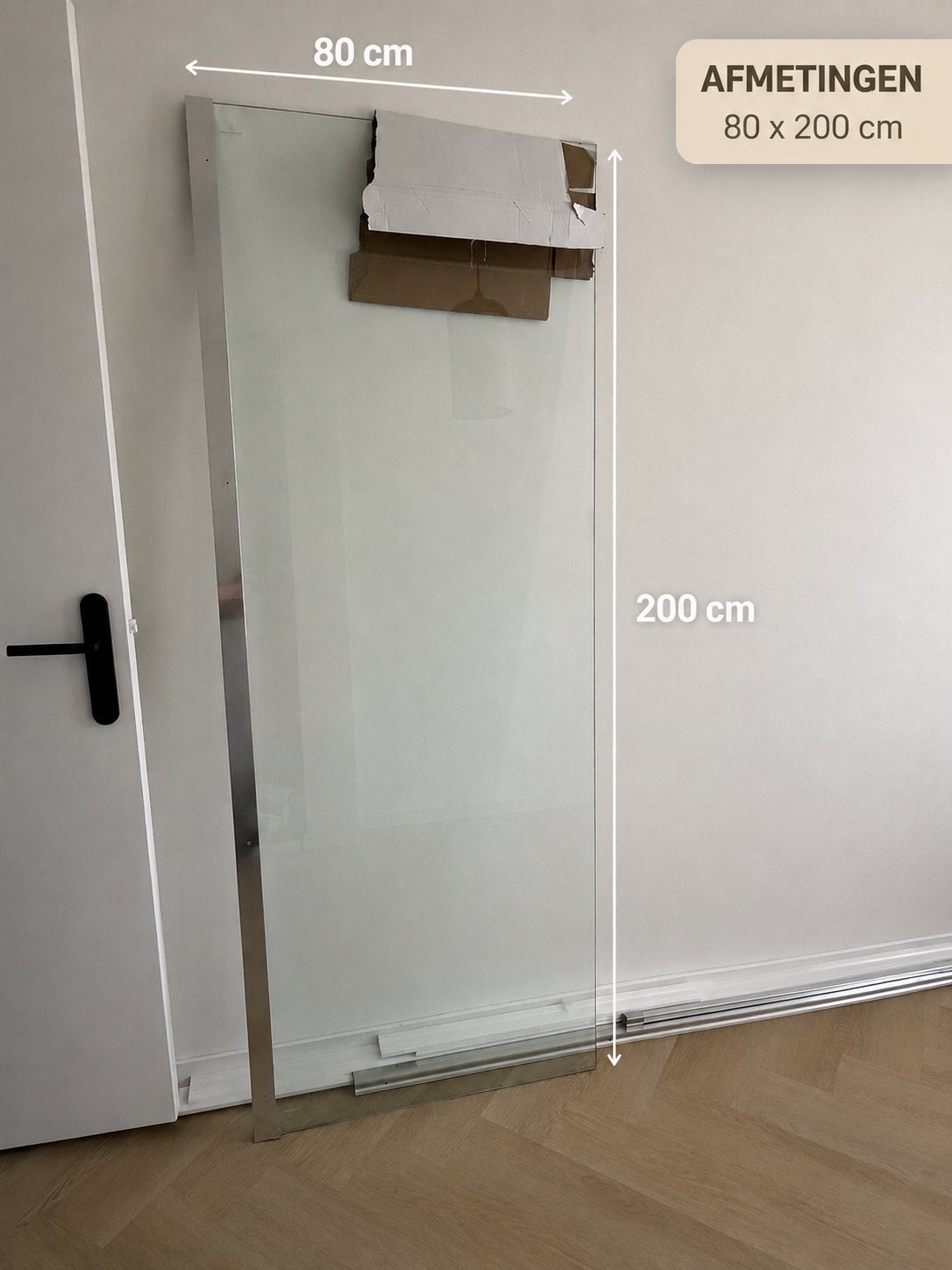 Douche wand, Ophalen