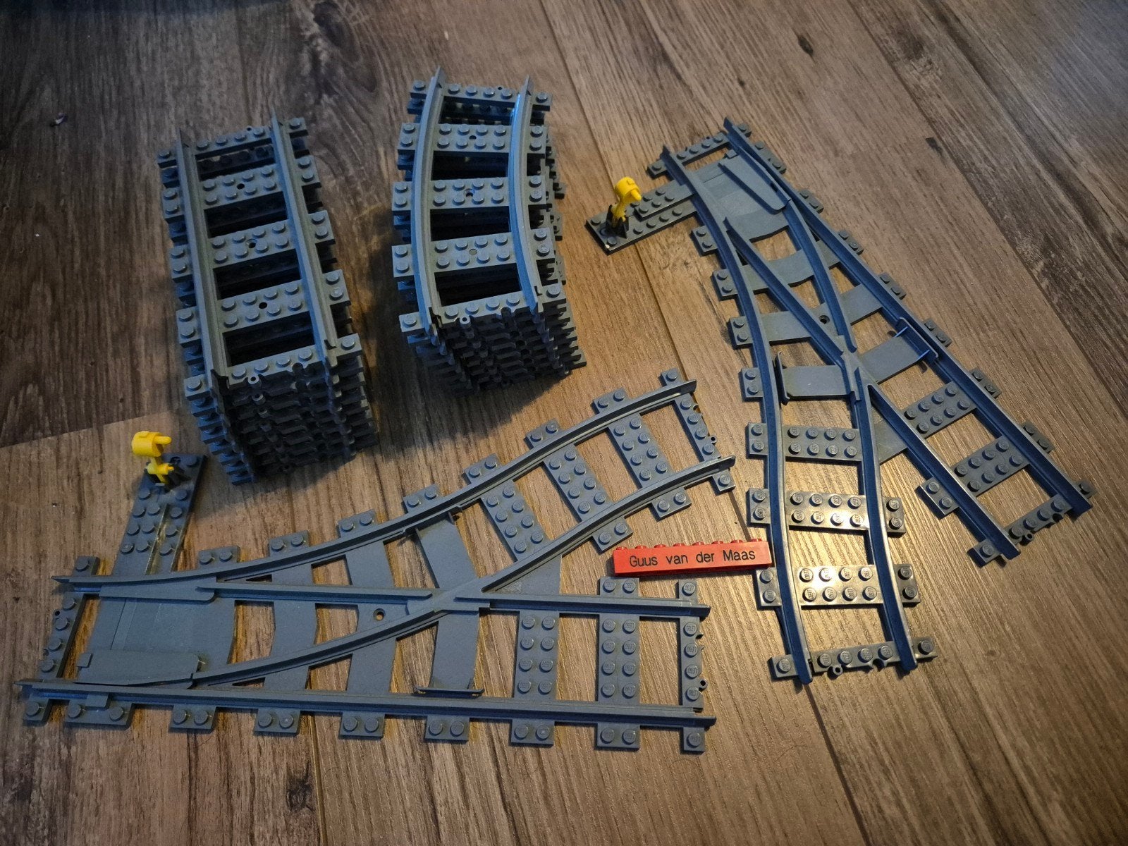 Te koop, Lego RC train tracks trein rails recht bocht wissel, Overige thema's, Lego, Ophalen of Verzenden, Zo goed als nieuw