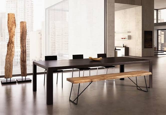 ZEUS Big Irony STALEN  design tafel 238cm Maurizio Peregalli, Huis en Inrichting, Gebruikt, 100 tot 150 cm, |, 200 cm of meer