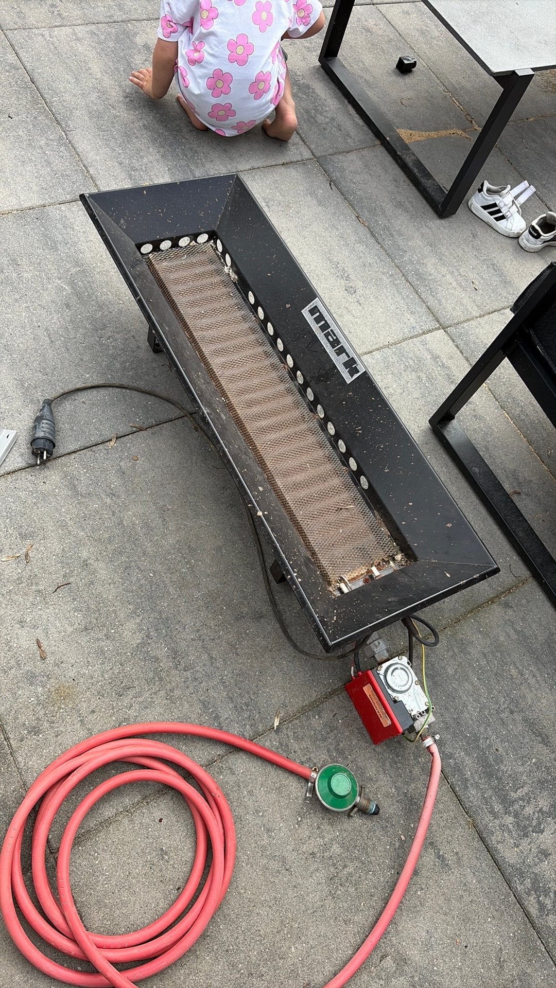 Heater, Ophalen, Draaibaar, Gebruikt, Vloer