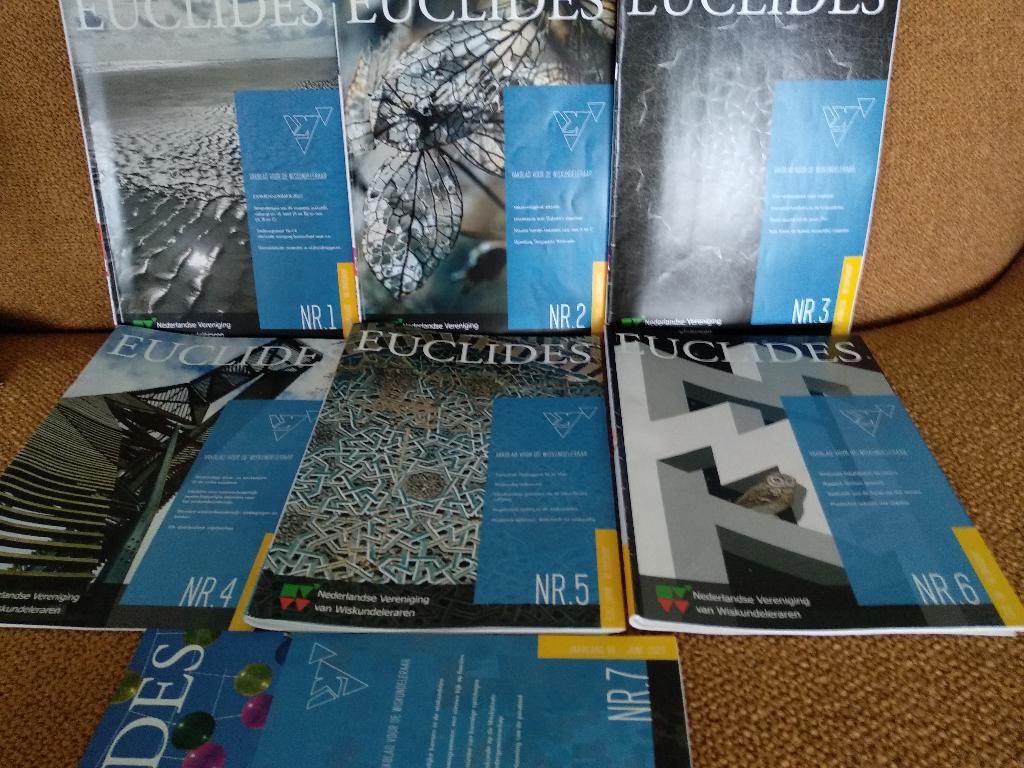 WISKUNDETijdschriften : EUCLIDES, jaargang 98 nr. 1 t/m 7, Boeken, Techniek, Ophalen of Verzenden, Zo goed als nieuw, Overige onderwerpen