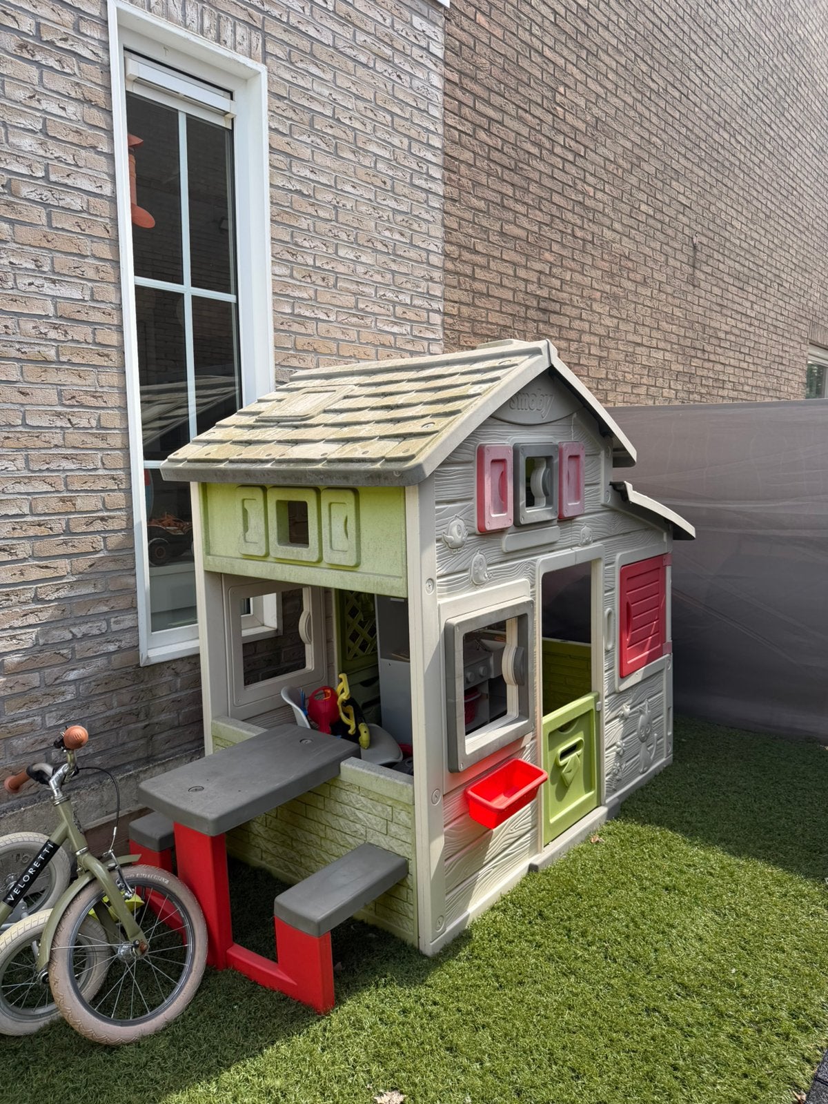 Smoby speelhuis, Ophalen, Zo goed als nieuw, Kunststof