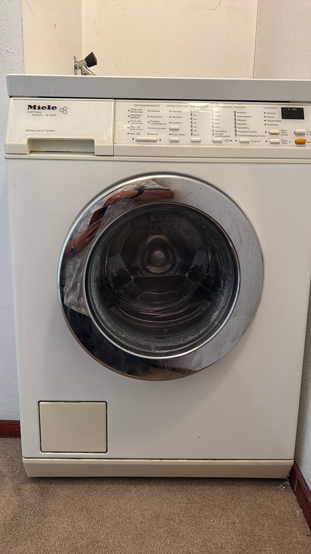 Miele softcare system W5660. Zeer goed werkend., Ophalen, Gebruikt, 85 tot 90 cm, 1200 tot 1600 toeren