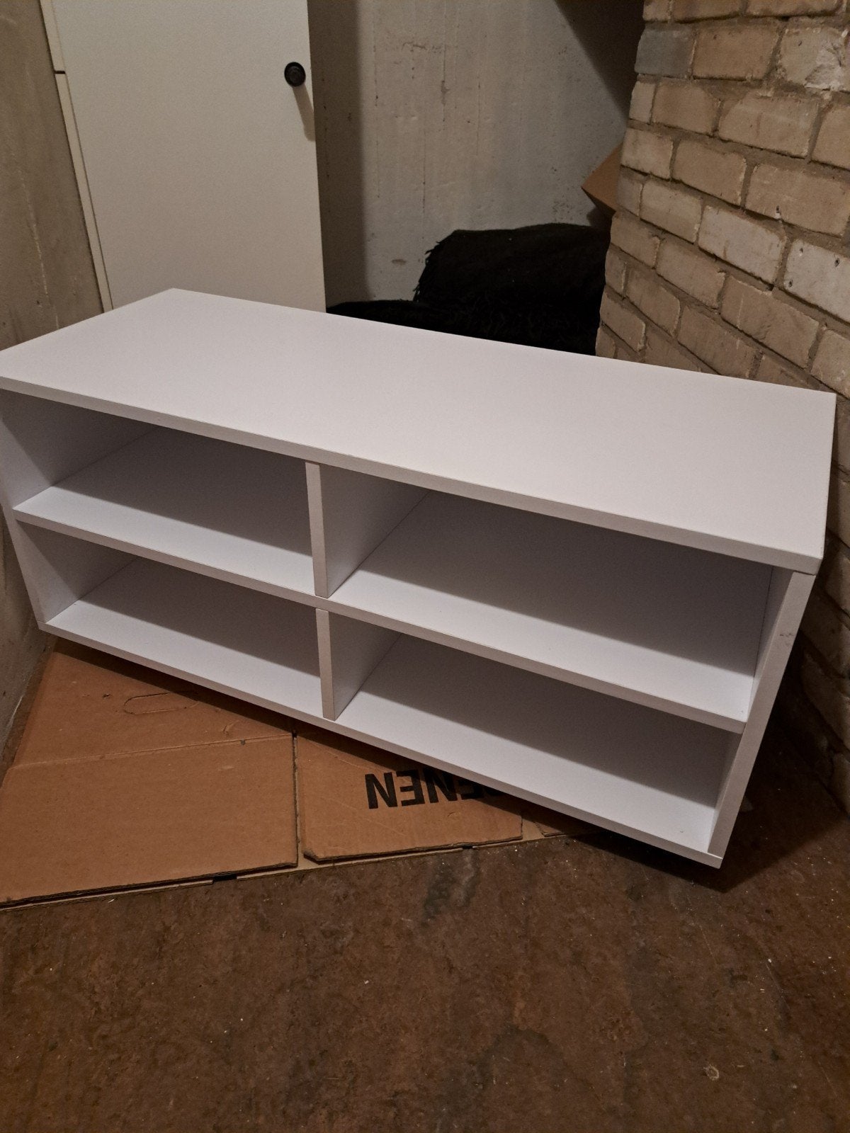 ​IKEA KALLAX White Cube Storage Shelf on Wheels, Ophalen of Verzenden, Zo goed als nieuw