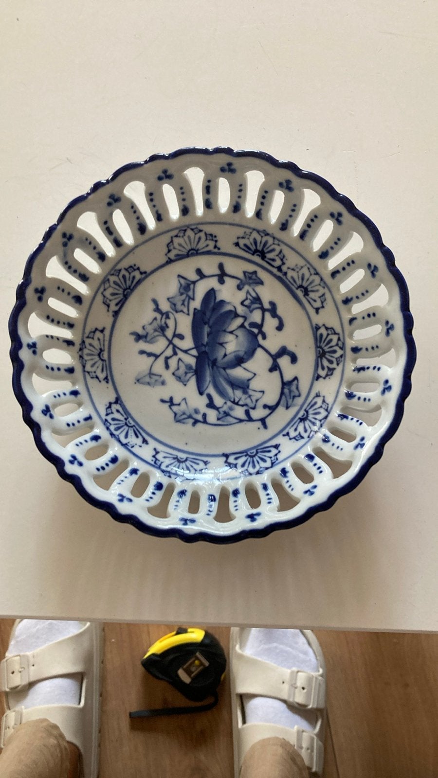 Handgeschilderd Delfts Blauw Borden, Ophalen of Verzenden