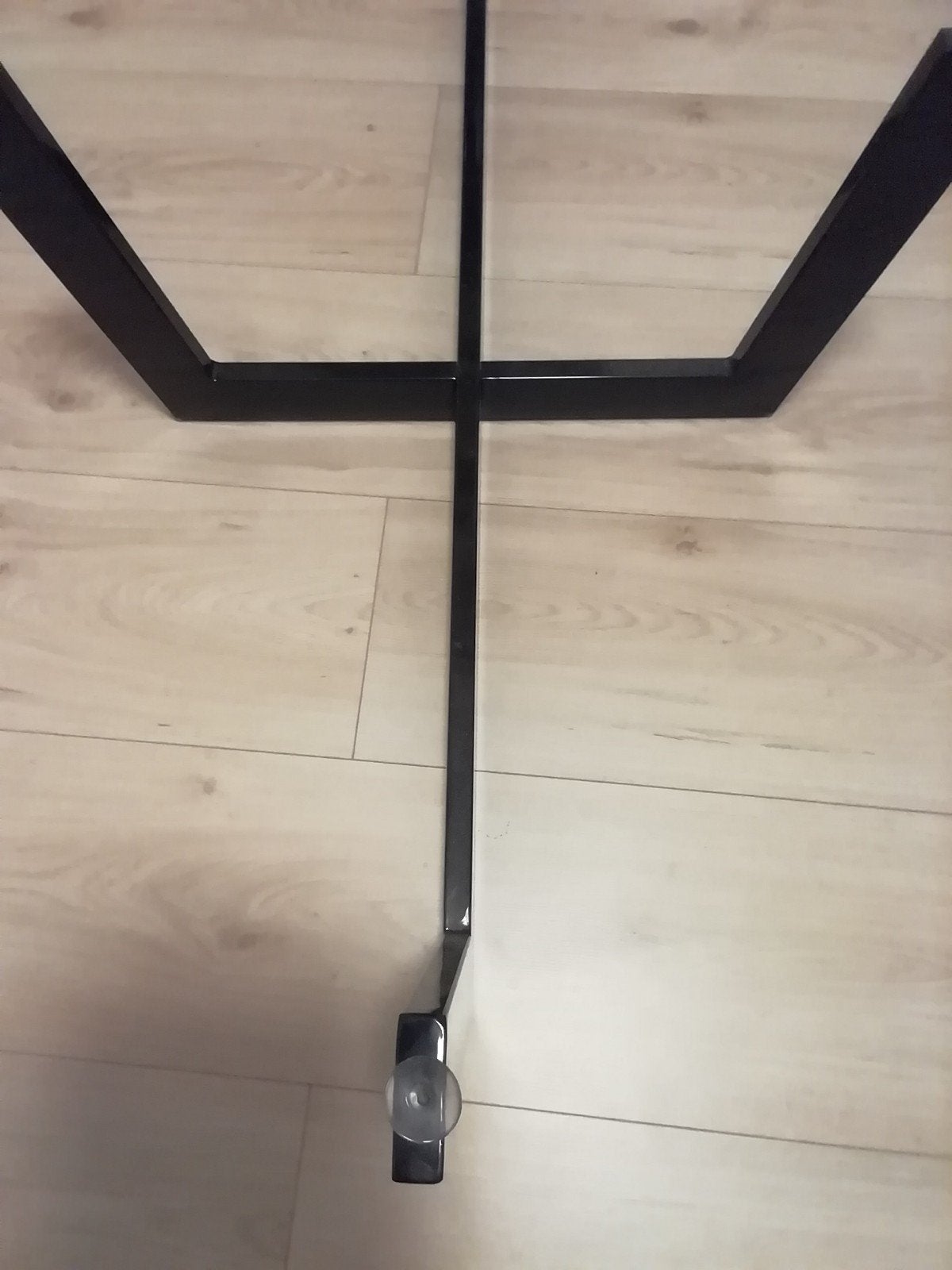 Kave Home Plam Salontafel Zwart Glas 120x70 cm, Ophalen, Zo goed als nieuw