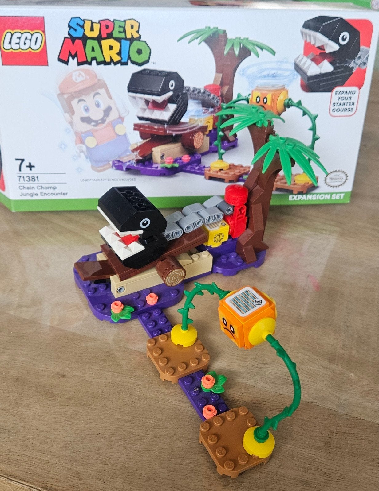 LEGO Super Mario 71381 Chain Chomp Jungle Encounter, Ophalen of Verzenden, Zo goed als nieuw, Overige merken