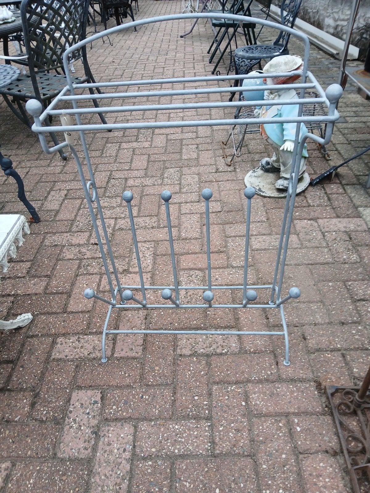 zinken laarzenrek, Ophalen