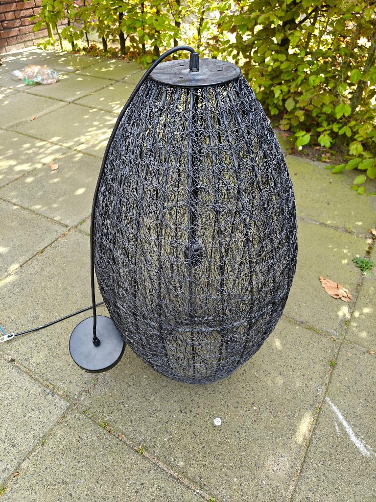 Hanglamp (vide), Huis en Inrichting, Ophalen, Zo goed als nieuw, Metaal, 50 tot 75 cm