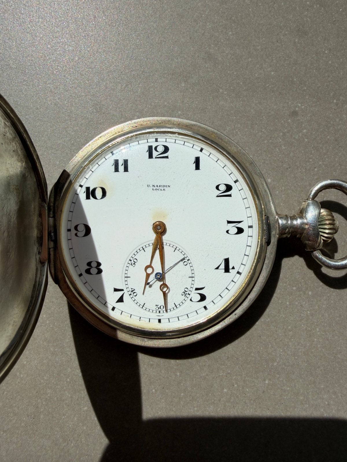 Ulysse Nardin zakhorloge, Ophalen of Verzenden, Zilver, Zakhorloge, Overige merken