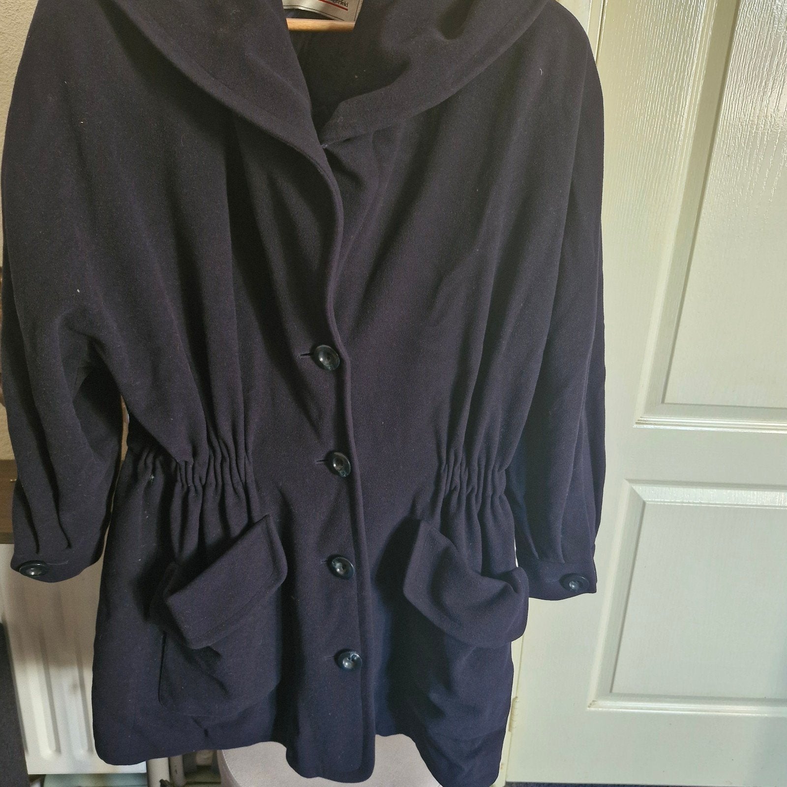 Vintage KL by Karl Lagerfeld Mantel - Kasjmier & Wol, Ophalen of Verzenden