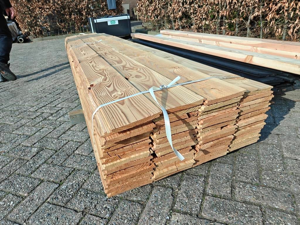 Douglas dakplanken 18 x 195 lengte 400, Ophalen, Nieuw, 250 cm of meer, Planken