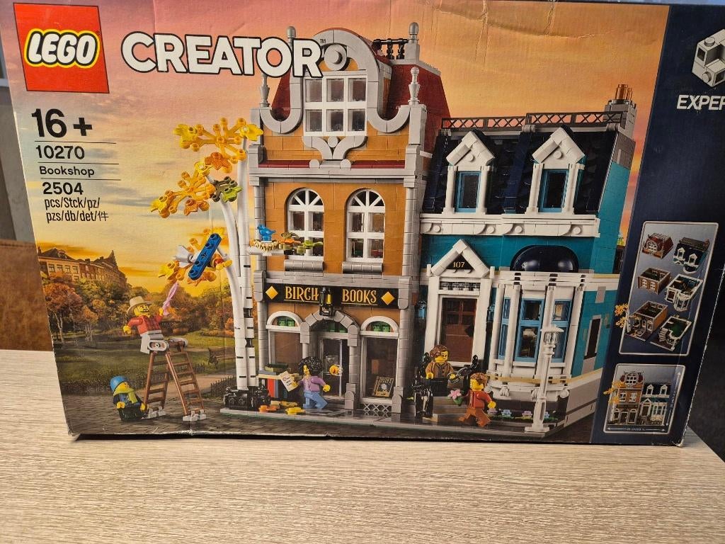 Lego 10270 Creator Bookshop, Kinderen en Baby's, Speelgoed | Duplo en Lego, Lego, Ophalen of Verzenden, Zo goed als nieuw, Compleet