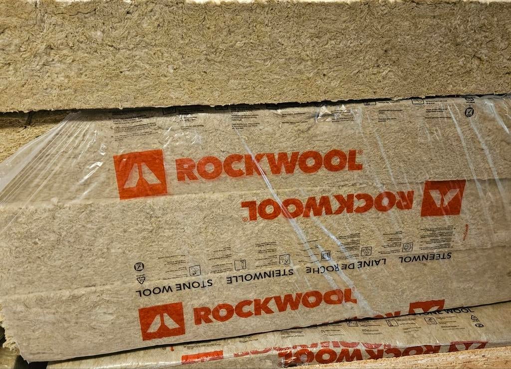 5 xRockwool Steenwol Isolatieplaten - Nieuw in verpakking, Doe-het-zelf en Verbouw, Isolatie en Afdichting, Ophalen, 12 cm of meer