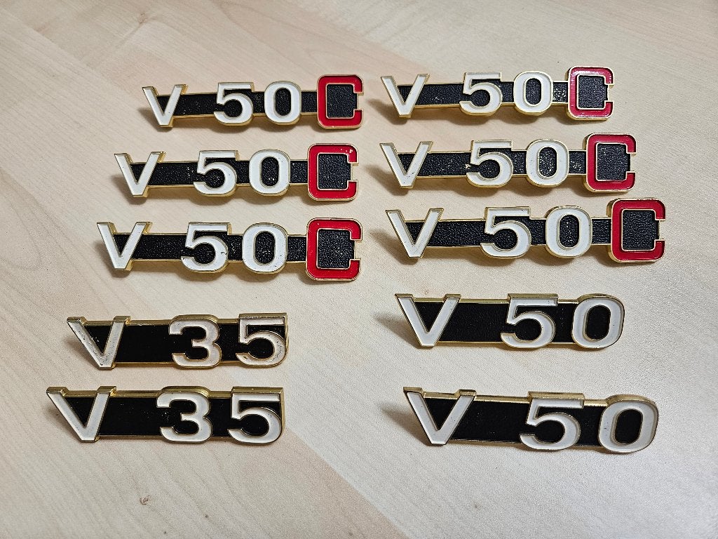 Moto Guzzi zijpaneel type aanduiding, Ophalen, Gebruikt