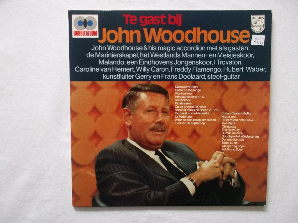 John Woodhouse - Te gast bij 2LP, Cd's en Dvd's, Gebruikt, Ophalen of Verzenden, Dubbel-LP, Levenslied of Smartlap