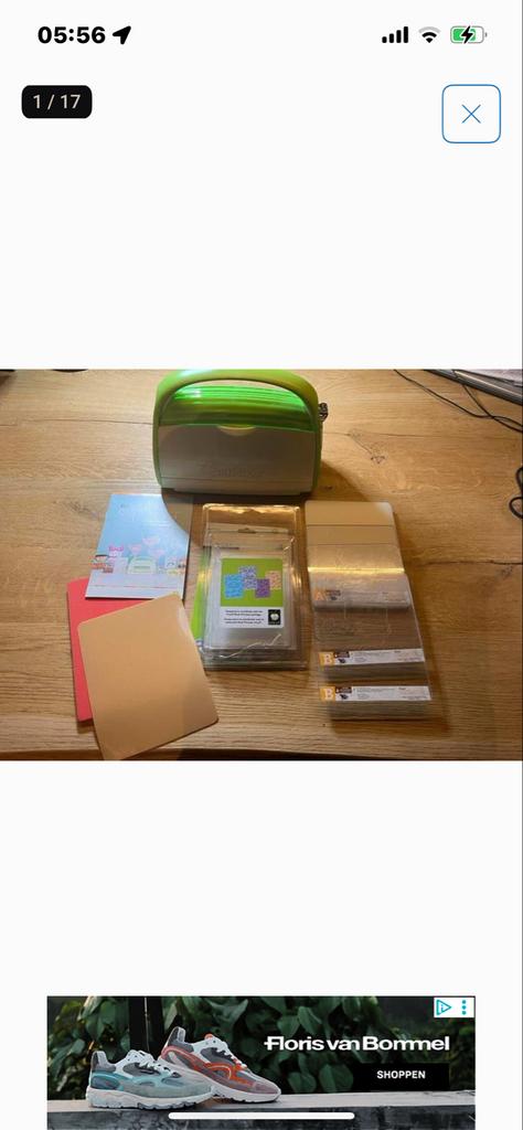 Cuttlebug snij- en embossingmachine met accessoires, Ophalen of Verzenden, Zo goed als nieuw