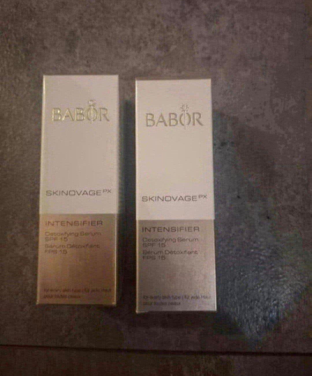 2 nieuwe verpakkingen Babor Intensifier Detoxifying Serum, Ophalen of Verzenden, Nieuw, Gehele gezicht, Verzorging