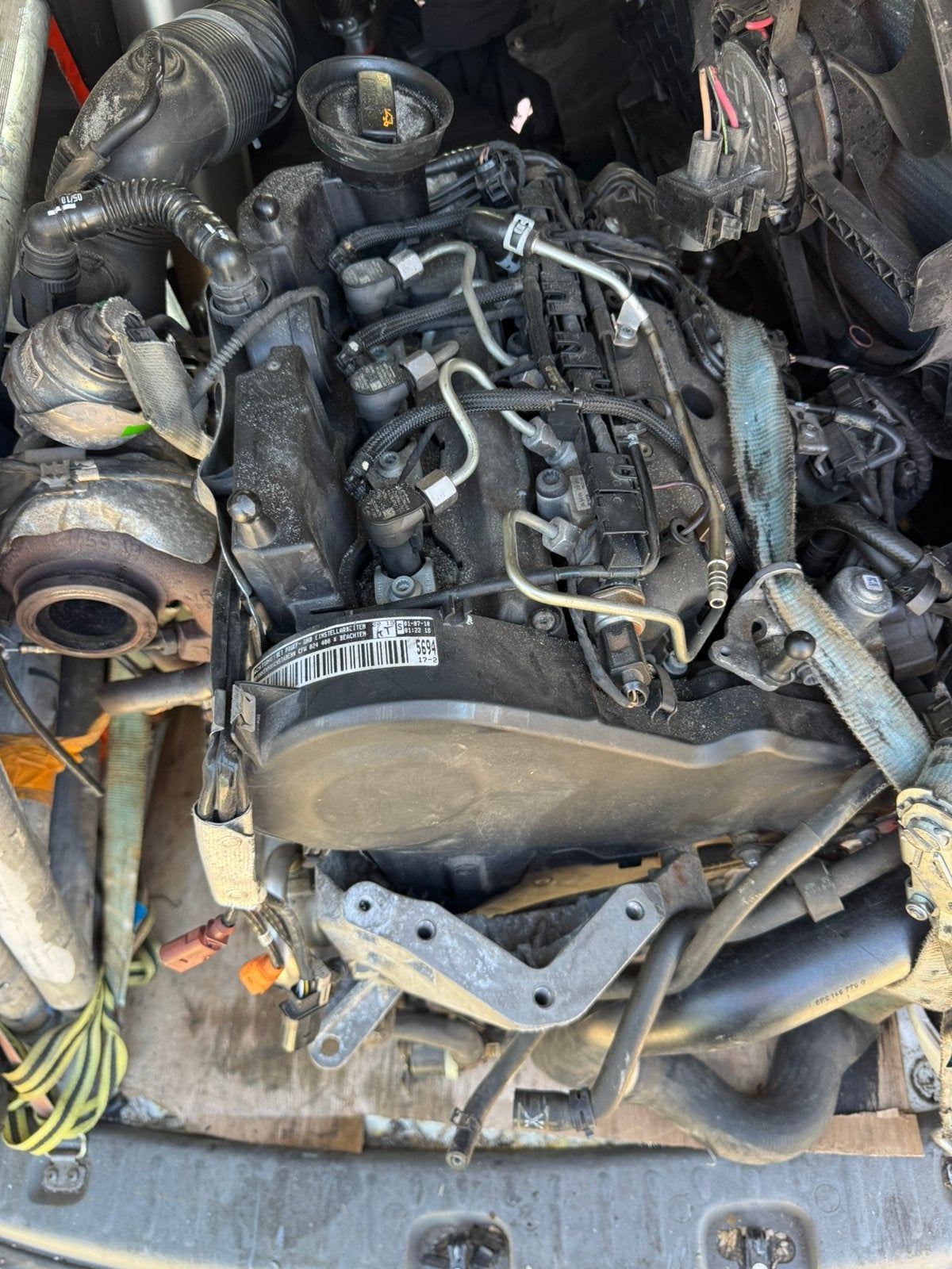 Motorblok + Versnellingsbak Seat Ibiza Polo 1.2 TDI – 168KM, Ophalen of Verzenden, Gebruikt, Seat